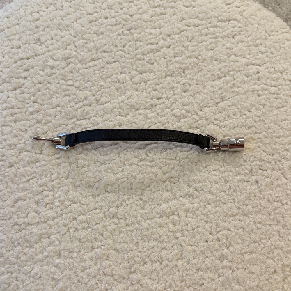 Gucci Men's Black and Silver Bracelet leather - Picture 4 of 8
